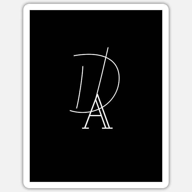 MEMYSELFANDI - Sticker taille S (10 x 10 cm) - blanc mat