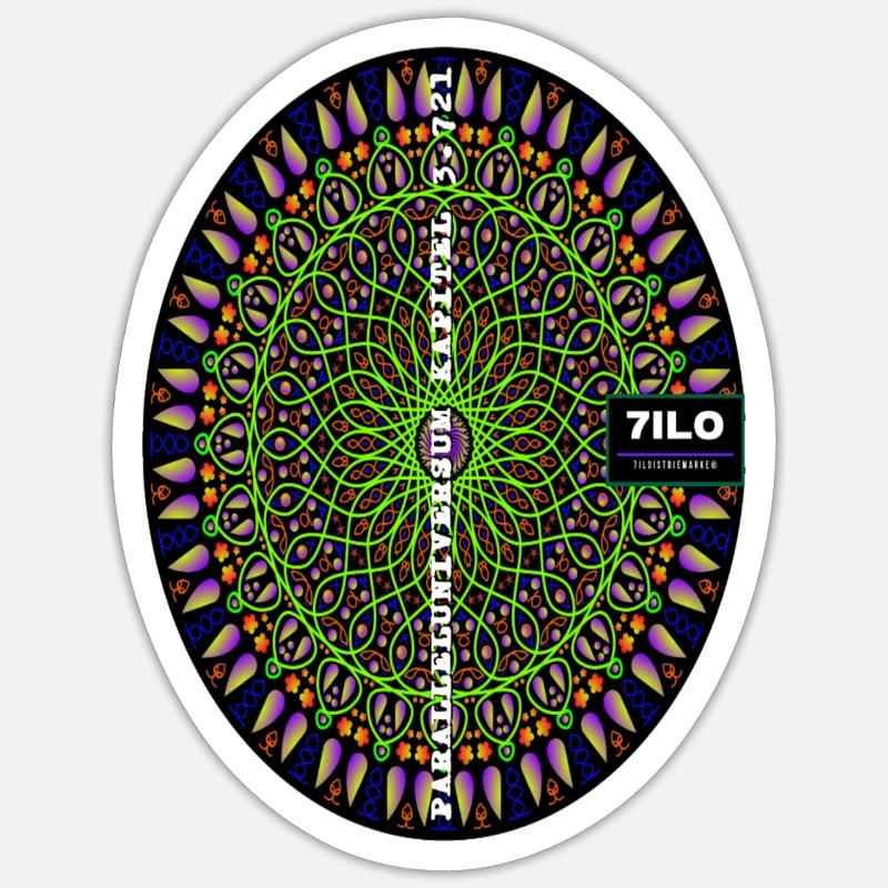 PARALLELUNIVERSUM Kapitel 3 721 - Sticker Größe S (10 x 10 cm) - Mattweiß