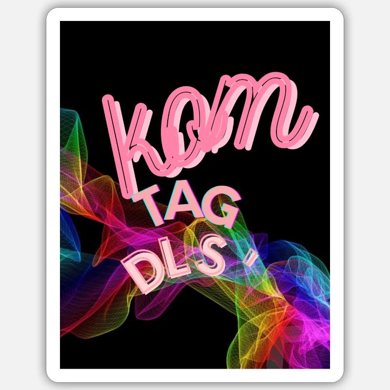 Infinitive Design - Sticker Größe S (10 x 10 cm) - Mattweiß