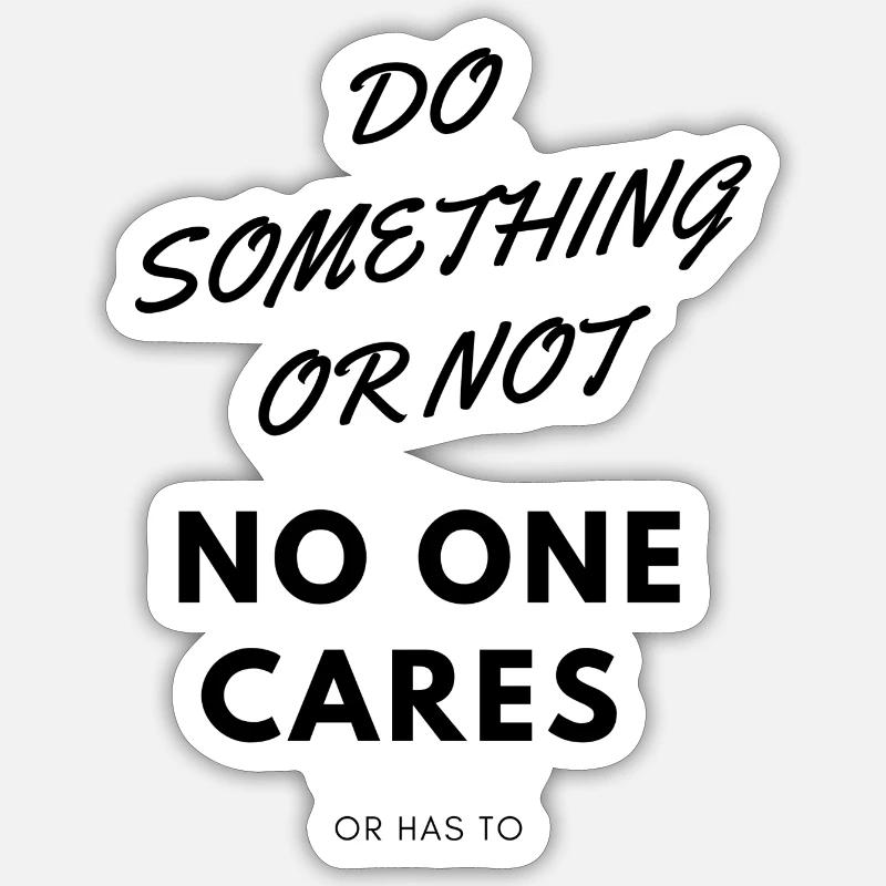 Do something Sticker Größe S (10 x 10 cm)