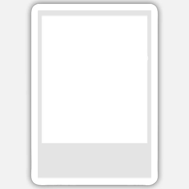 Ich bin nicht müde - Sticker Größe S (10 x 10 cm) - Mattweiß
