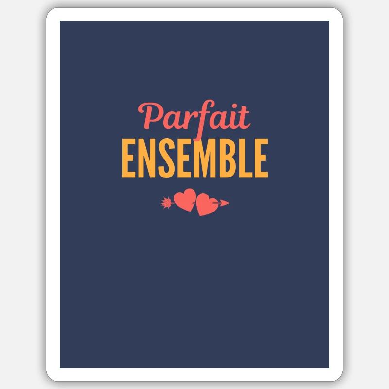 Parfait Ensemble Sticker taille S (10 x 10 cm)