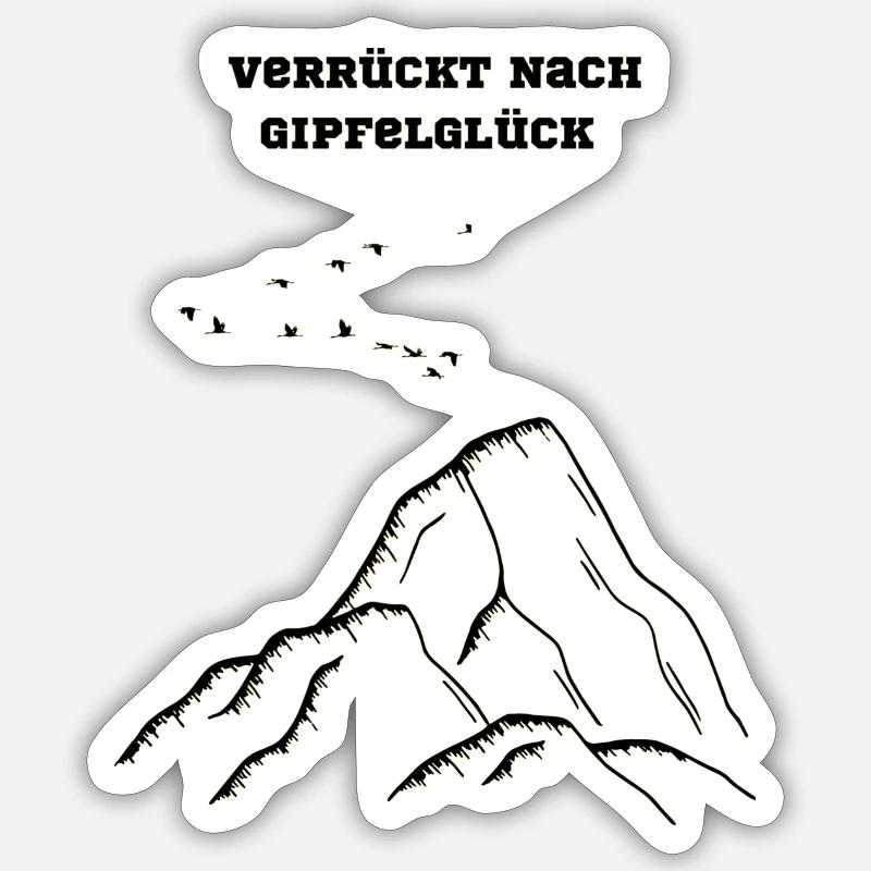 1 - Sticker Größe S (10 x 10 cm) - Mattweiß