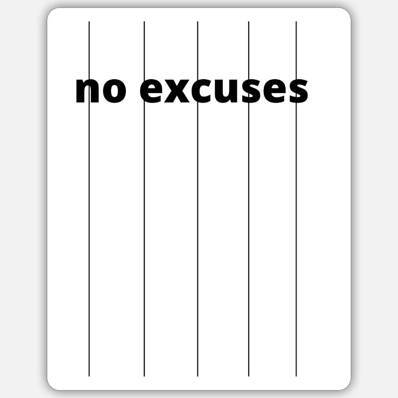 4 - Sticker Größe S (10 x 10 cm) - Mattweiß