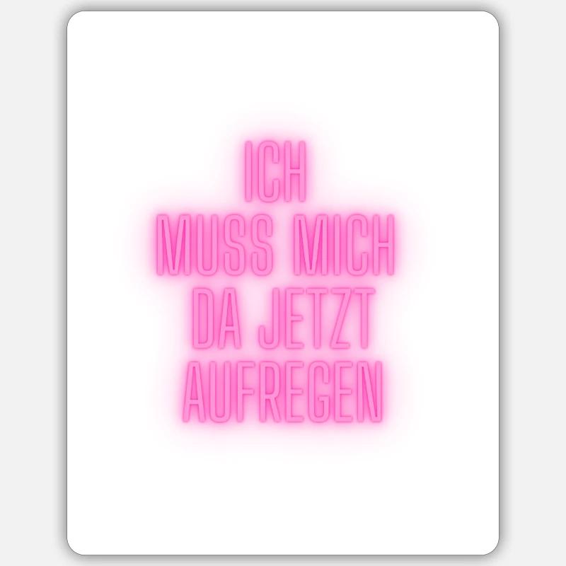 Aufregen Sticker Größe S (10 x 10 cm)