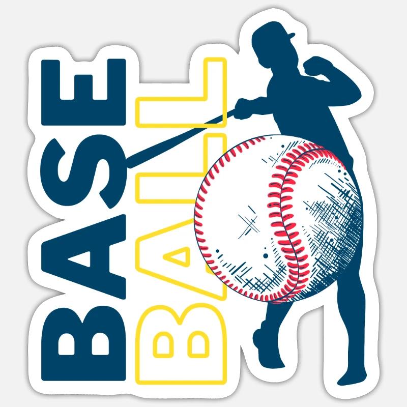 Baseball Sticker Größe S (10 x 10 cm)