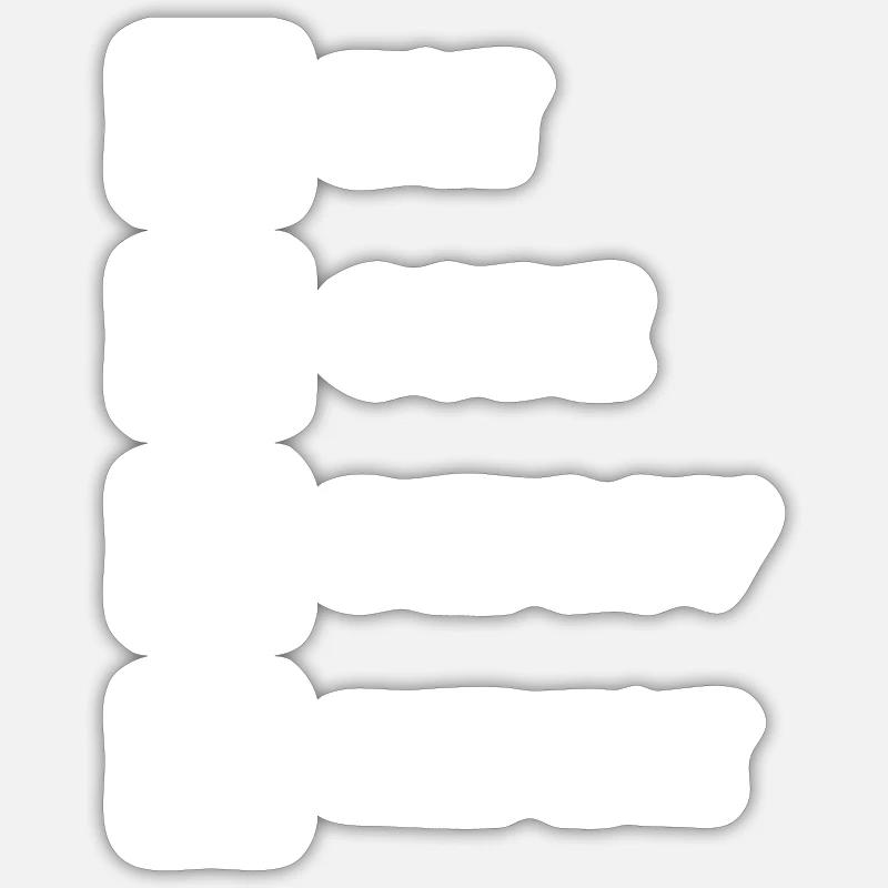 MANGER - CODE - DÉPLOYER - RÉPÉTER - Sticker taille S (10 x 10 cm) - blanc mat