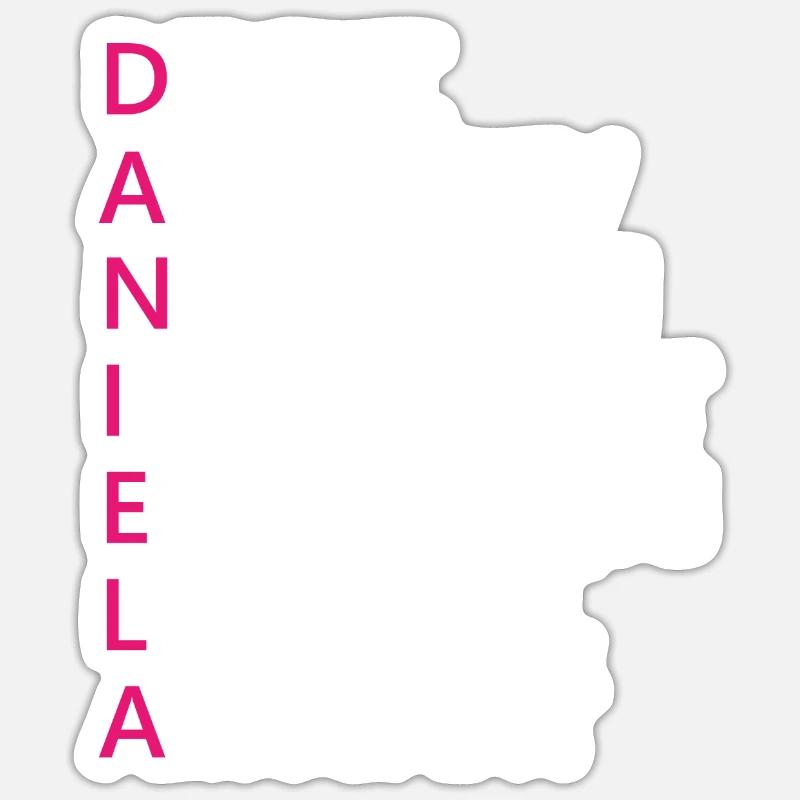 Daniela Name Geschenk Sticker Größe S (10 x 10 cm)