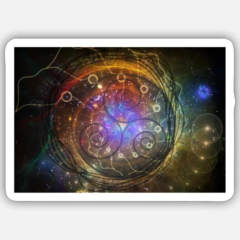 SPACE Sticker Größe S (10 x 10 cm)