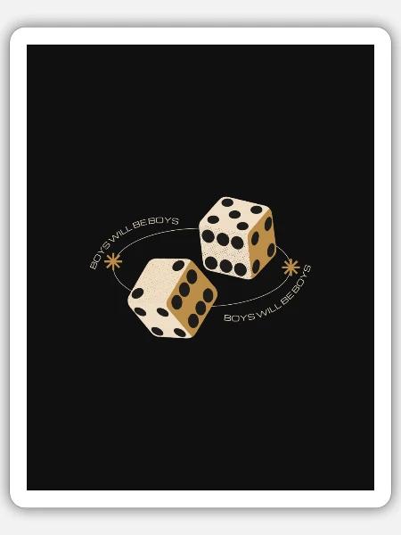 Cubes - Sticker Größe S (10 x 10 cm) - Mattweiß