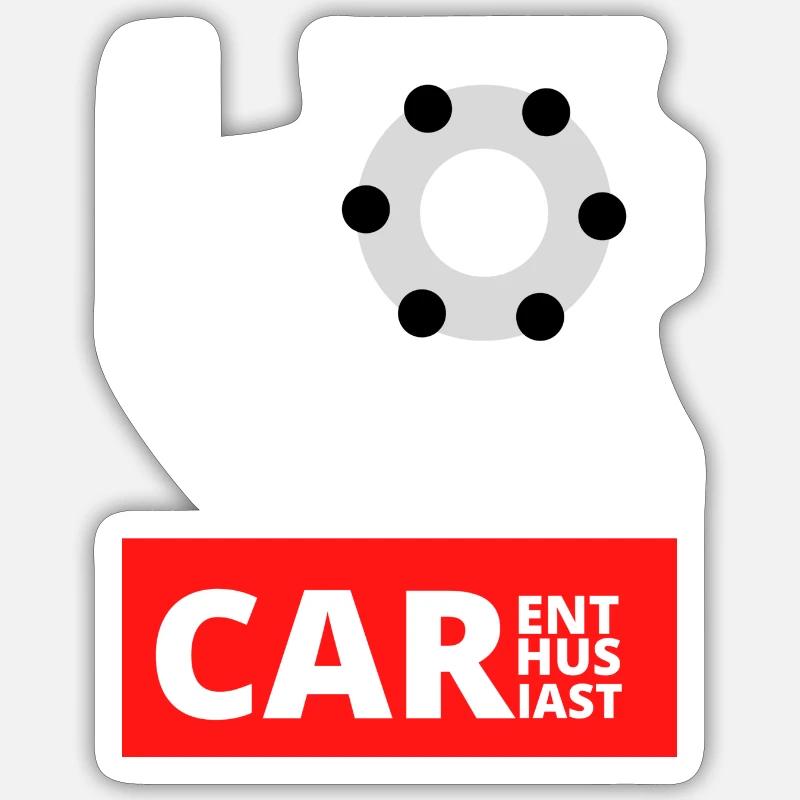 Conception des roues Sticker taille S (10 x 10 cm)