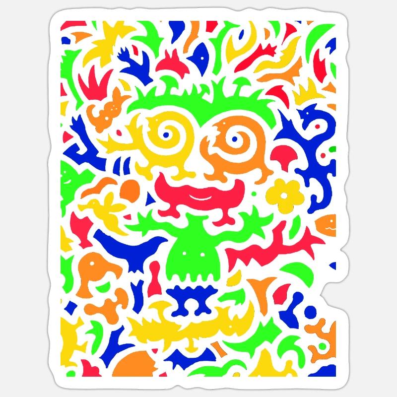 Sticker taille S (10 x 10 cm) - 