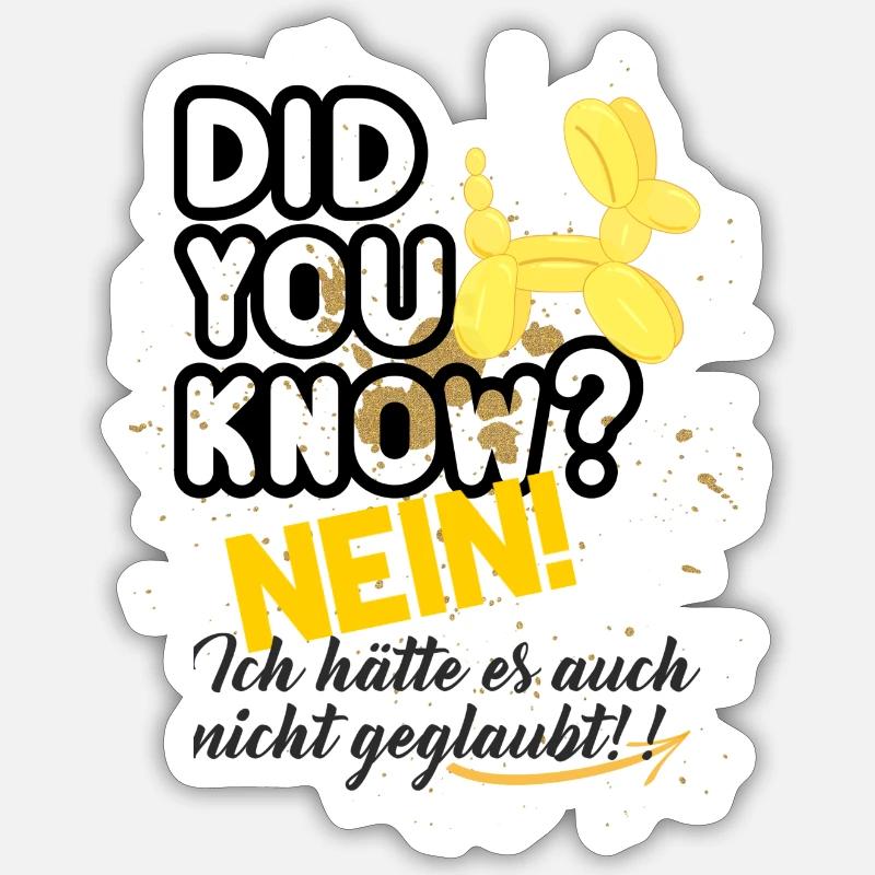 Sticker Größe S (10 x 10 cm) - 