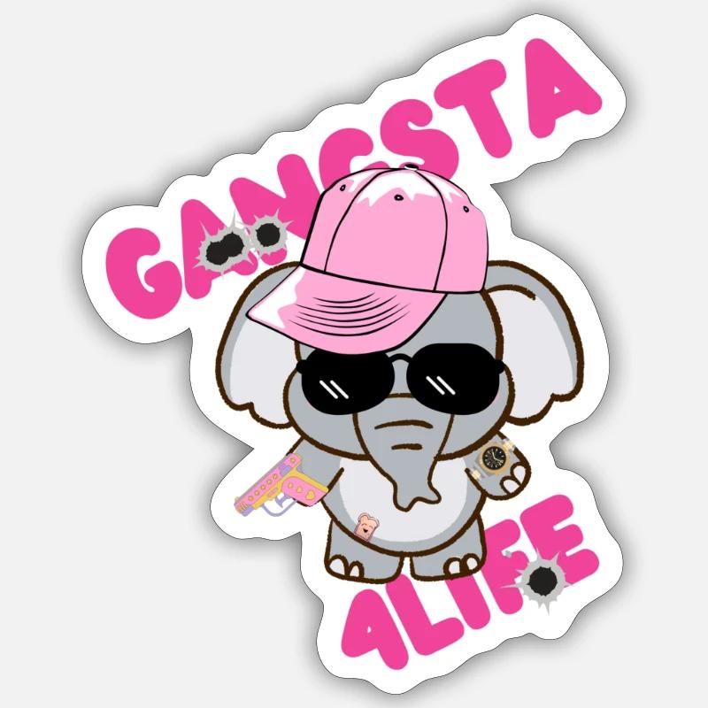 Sticker taille S (10 x 10 cm) - 