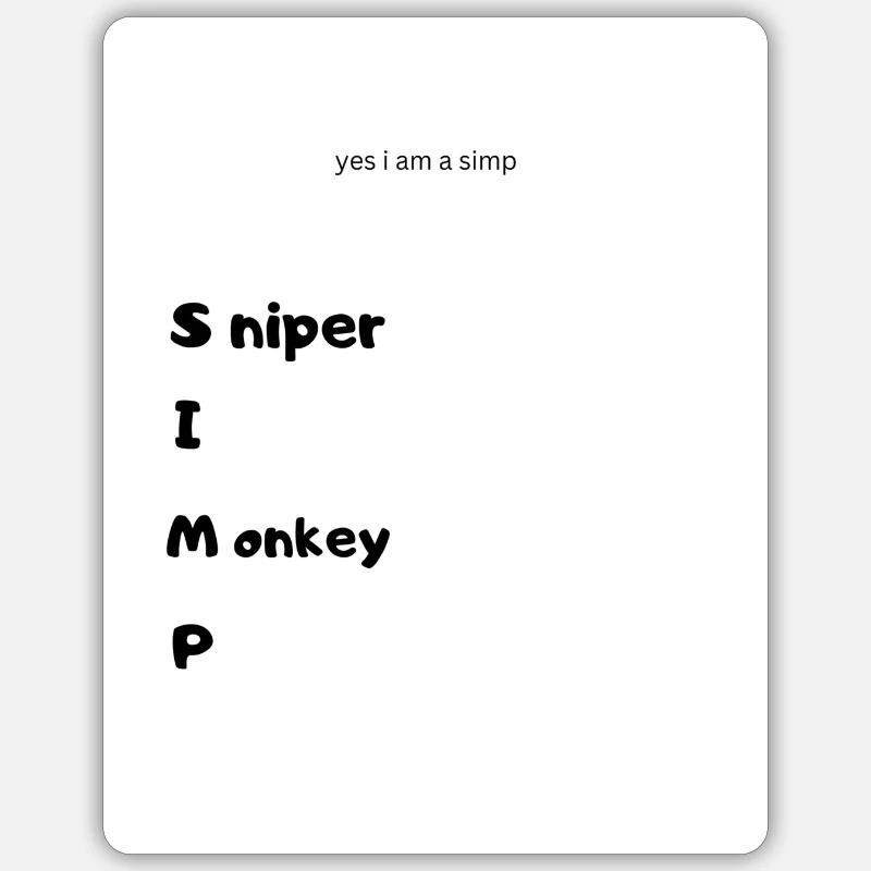 Sticker Größe S (10 x 10 cm) - 