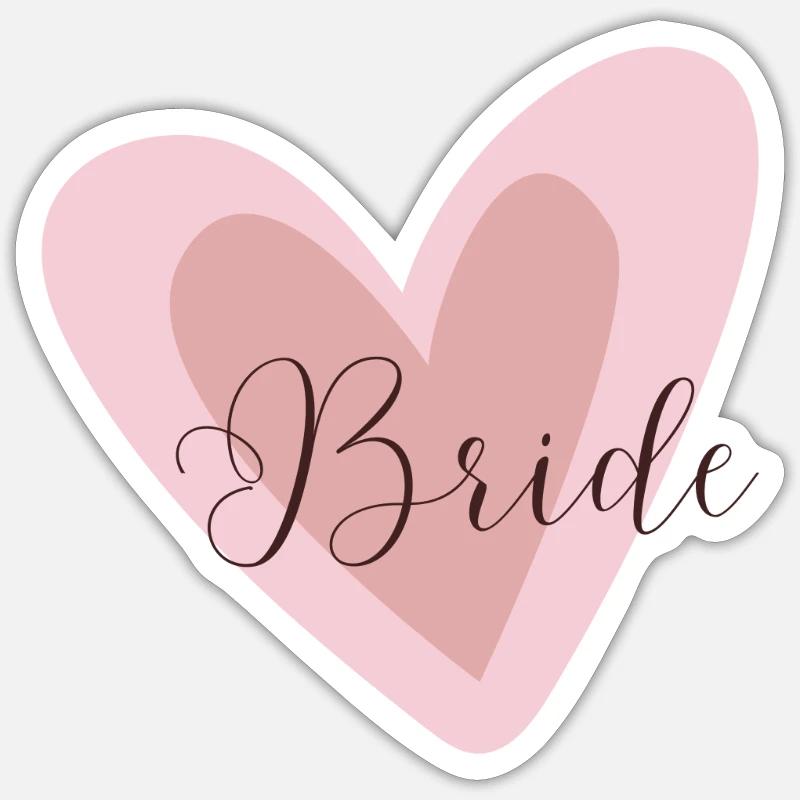 Bride Sticker Größe S (10 x 10 cm)