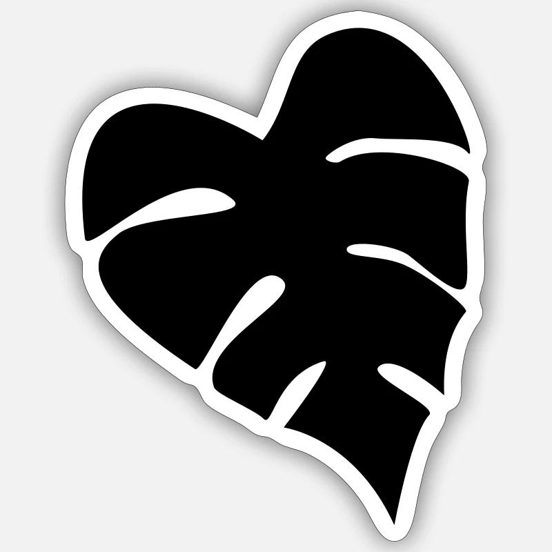 leaf 09 Sticker Größe S (10 x 10 cm)