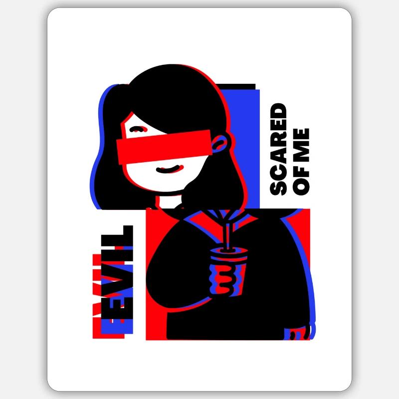 EFFRAYÉ Sticker taille S (10 x 10 cm)