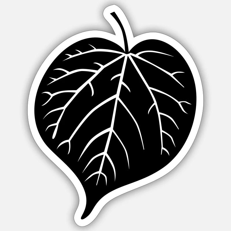 leaf 33 Sticker Größe S (10 x 10 cm)