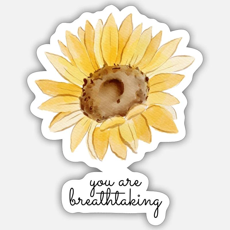 Vous êtes à couper le souffle - compliments Sticker taille S (10 x 10 cm)