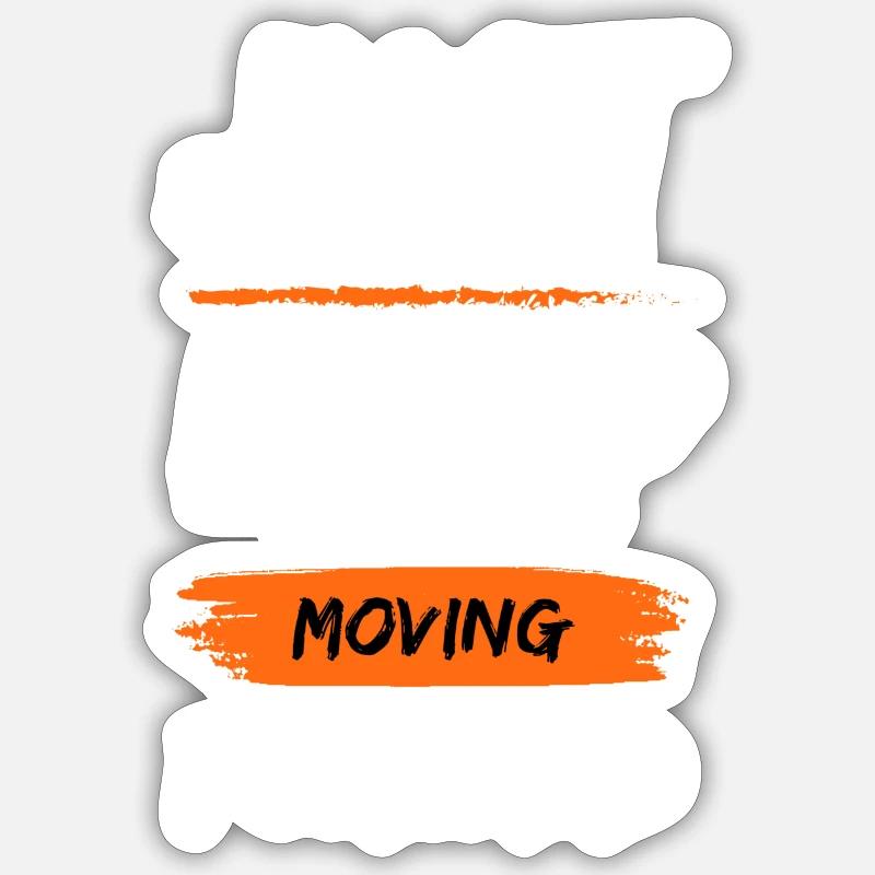 Continuez simplement à bouger Sticker taille S (10 x 10 cm)