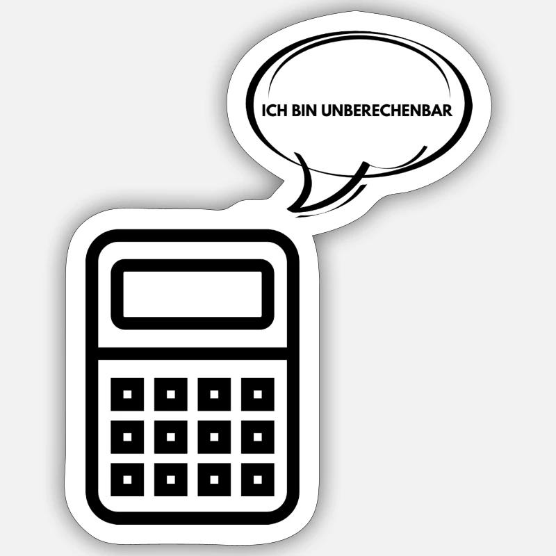 I'm unpredictable Sticker size S (10 x 10 cm)