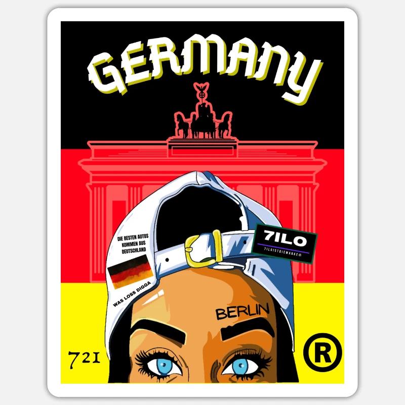 Germany 721 Sticker Größe S (10 x 10 cm)