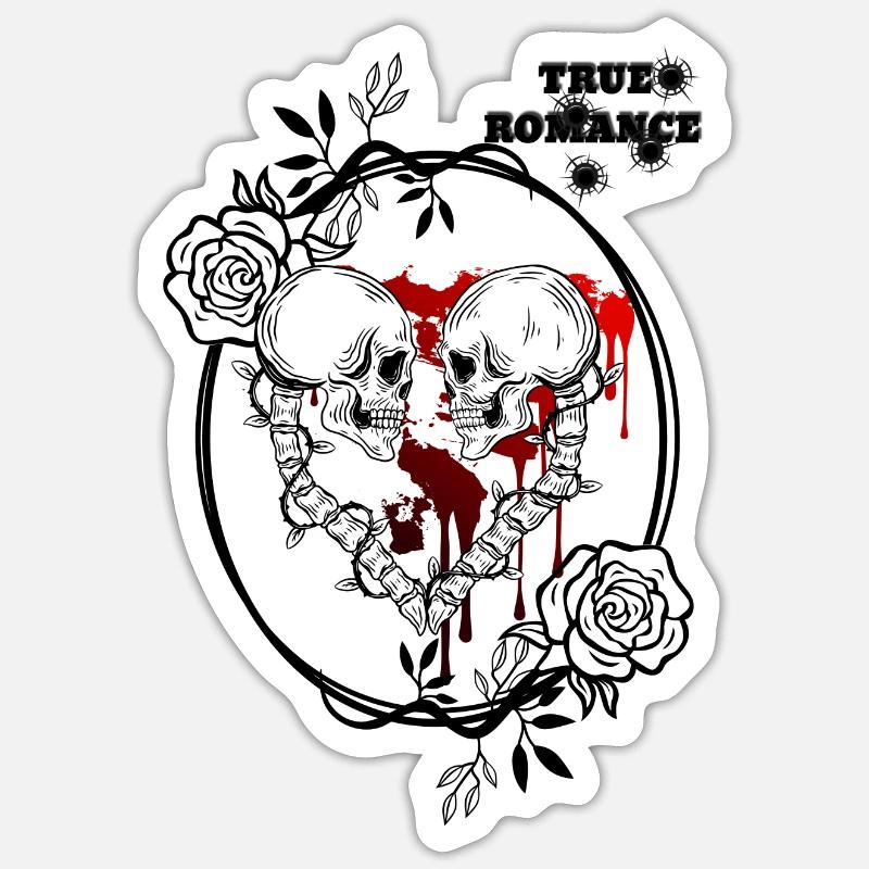 TRUE ROMANCE Sticker Größe S (10 x 10 cm)