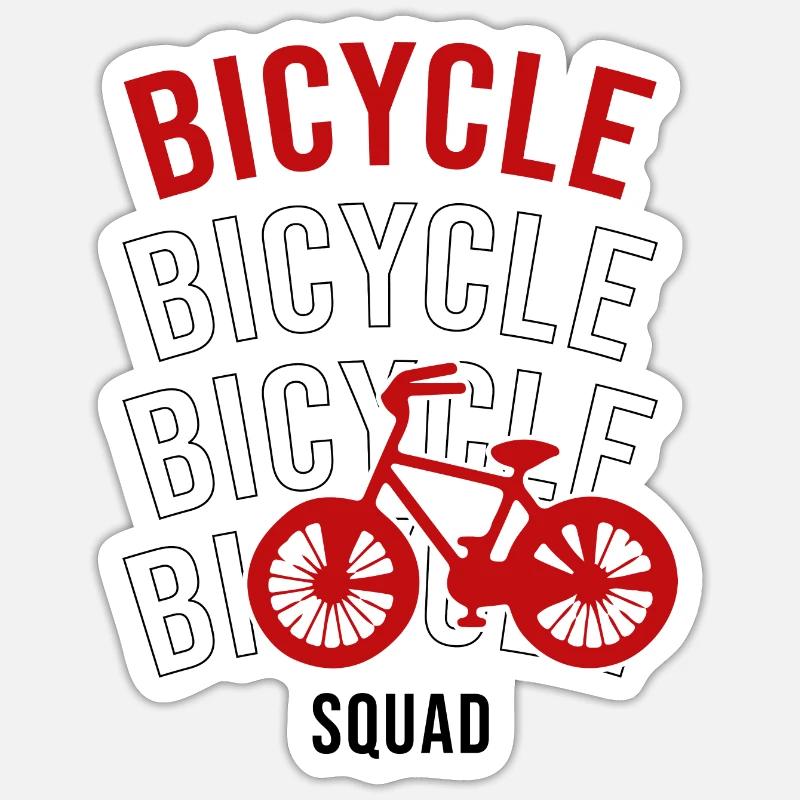 Bicycle Squad Mobilité durable Sticker taille S (10 x 10 cm)