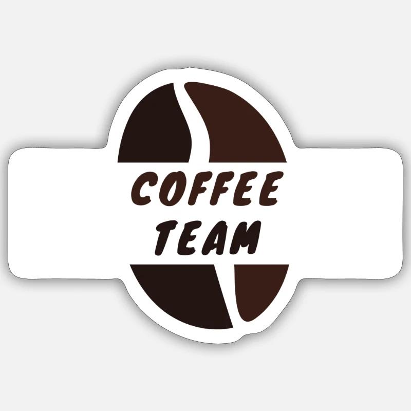 Coffee Sticker taille S (10 x 10 cm)