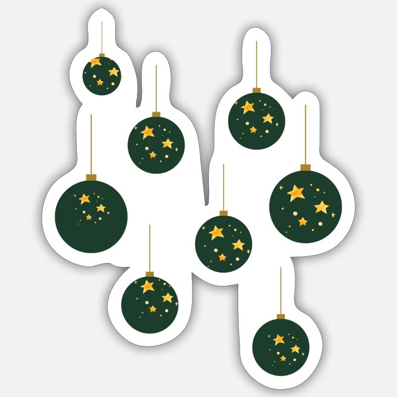 Weihnachtspulli Sticker Größe S (10 x 10 cm)