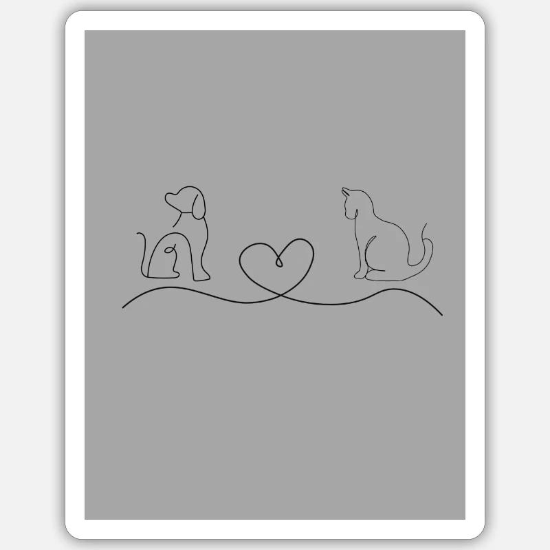 Sticker Größe S (10 x 10 cm) - 