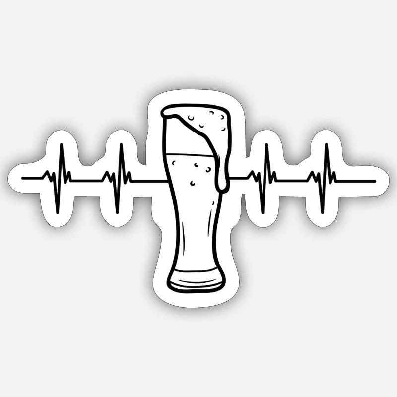 Bier Sticker Größe S (10 x 10 cm)