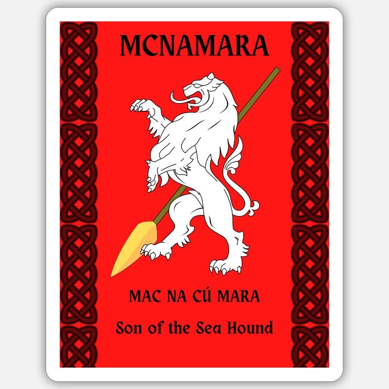 Macnamara efternavn Sticker størrelse S (10 x 10 cm)