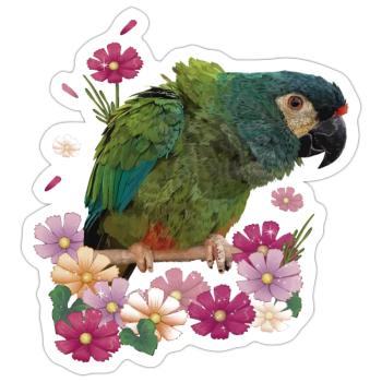Das Maracanã - Sticker Größe S (10 x 10 cm) - Mattweiß - Vorne