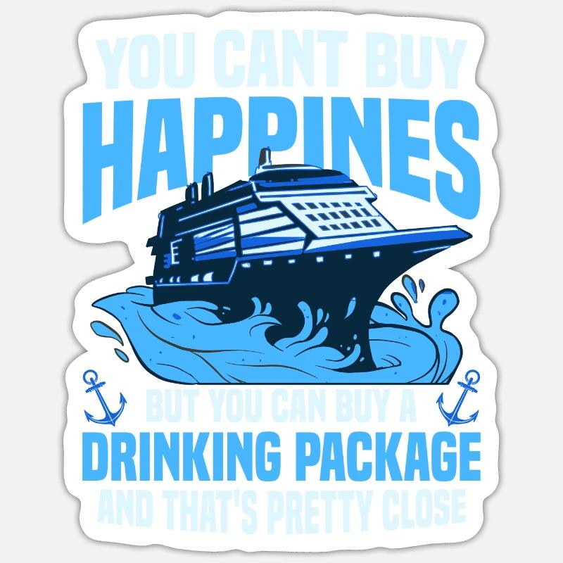 Cruise Trip Sticker size S (10 x 10 cm)