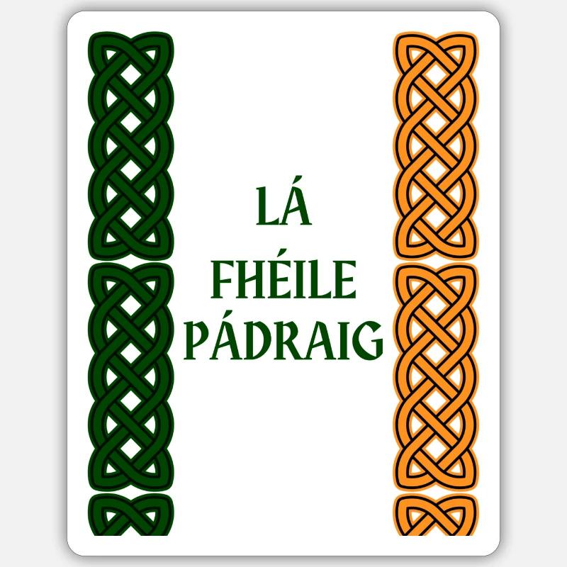 Fête de la Saint-Patrick Sticker taille S (10 x 10 cm)