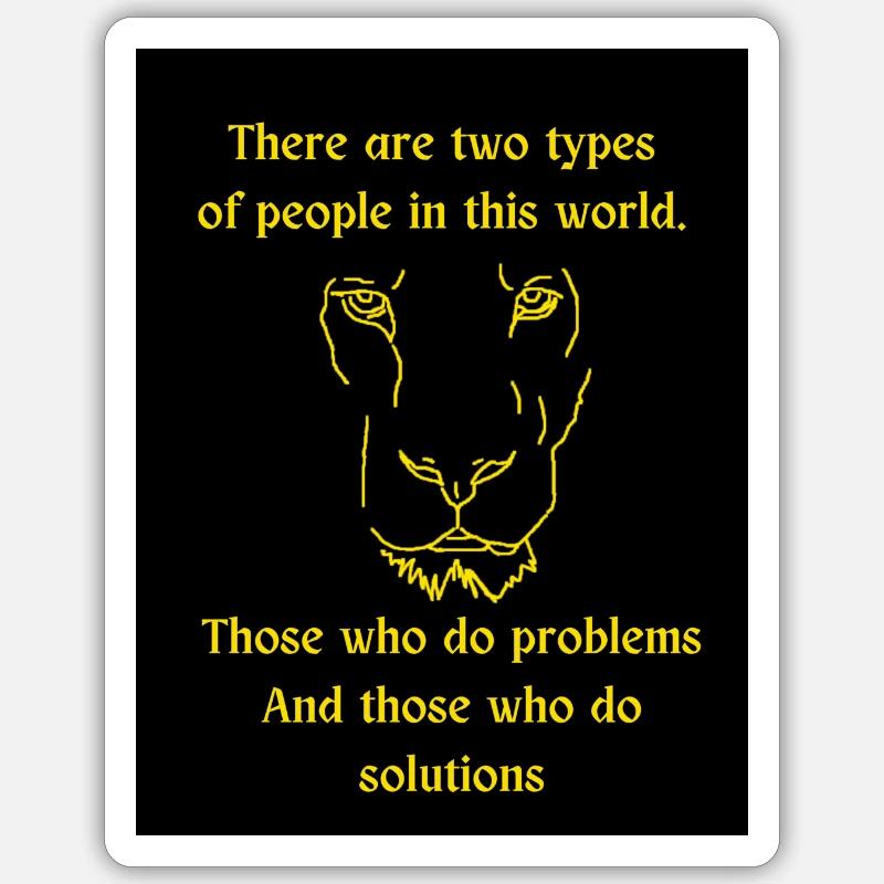 Faire des solutions Sticker taille S (10 x 10 cm)