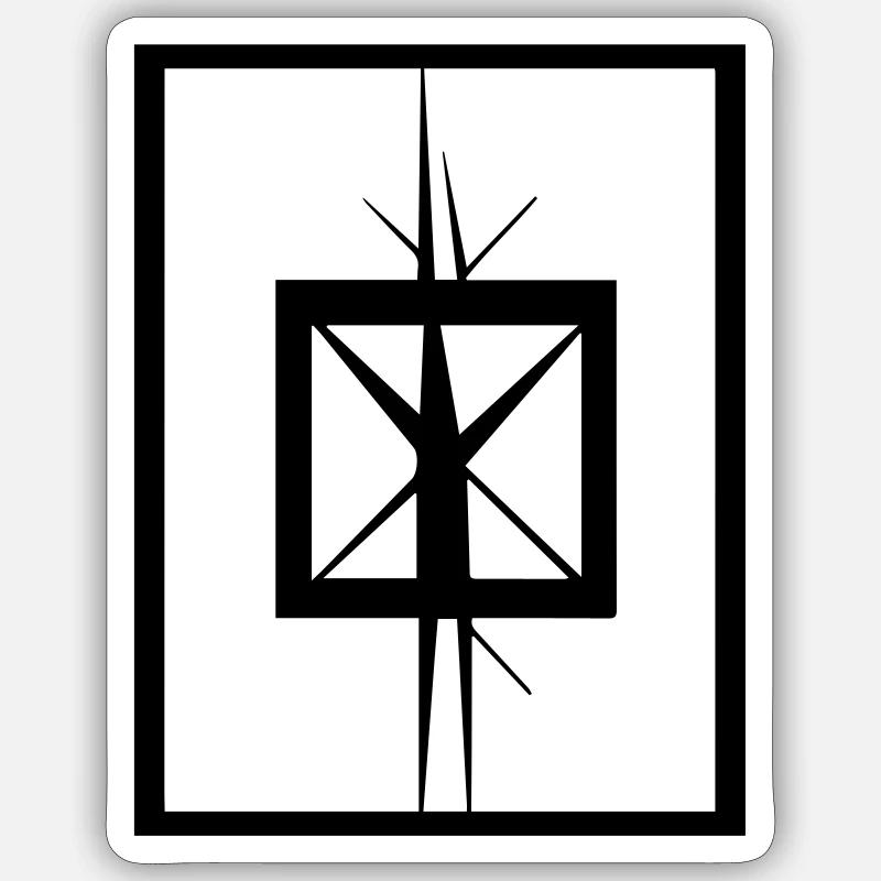 Fêlé Sticker taille S (10 x 10 cm)