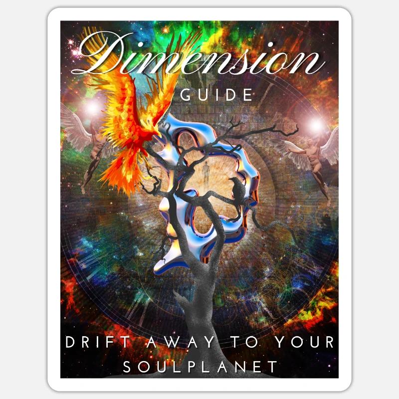 Dimension Guide Sticker size S (10 x 10 cm)