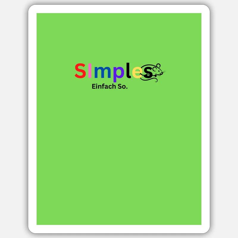 Sticker Größe S (10 x 10 cm) - 