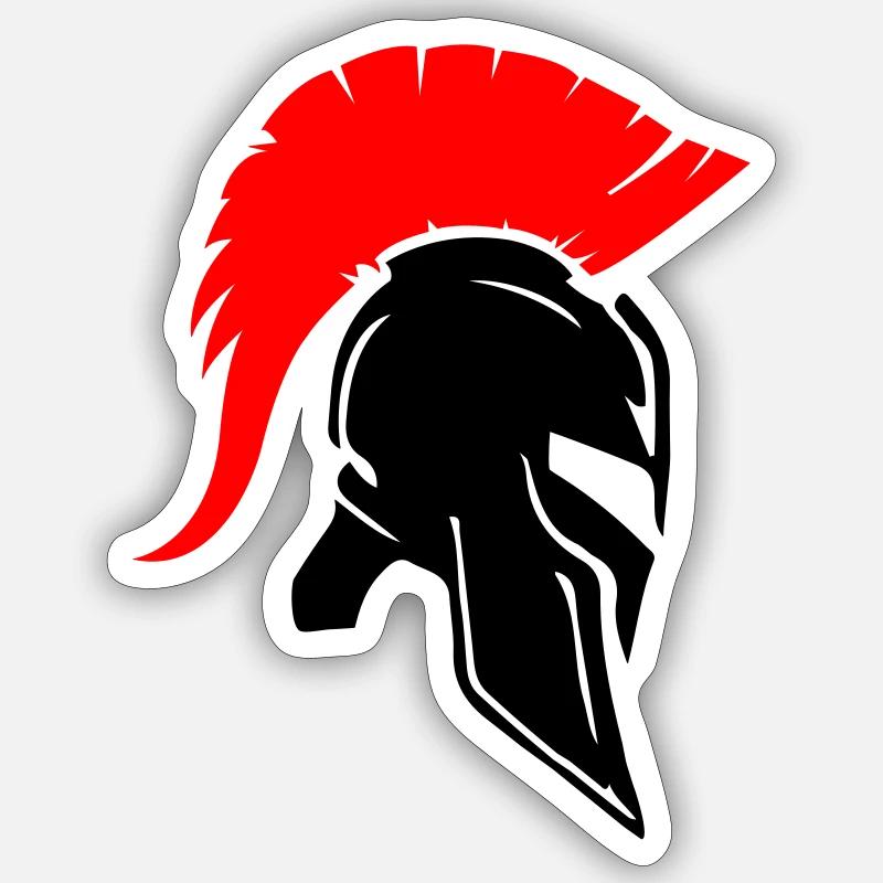 Spartans - Sticker size S (10 x 10 cm) - white matte