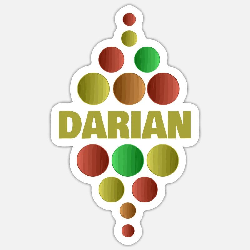 Darian School - Sticker size S (10 x 10 cm) - white matte