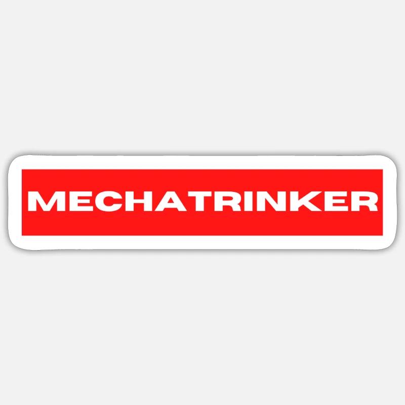 Mechatrinker - Mechatroniker! - Sticker Größe S (10 x 10 cm) - Mattweiß