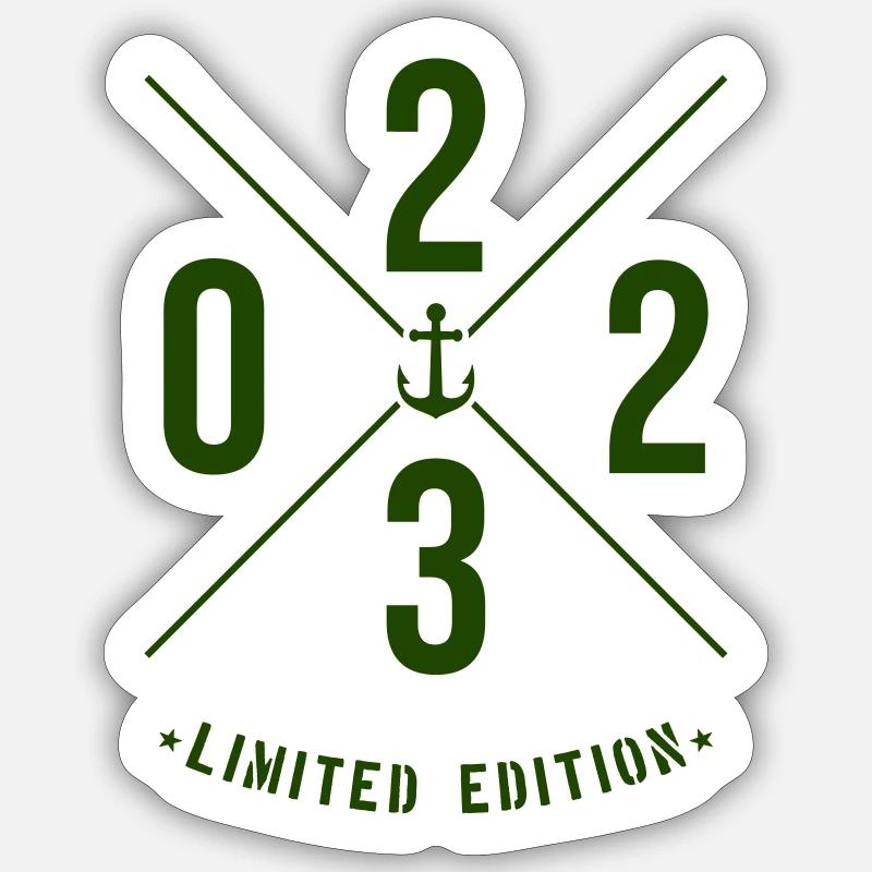 2023 Limited Edition - Sticker Größe S (10 x 10 cm) - Mattweiß
