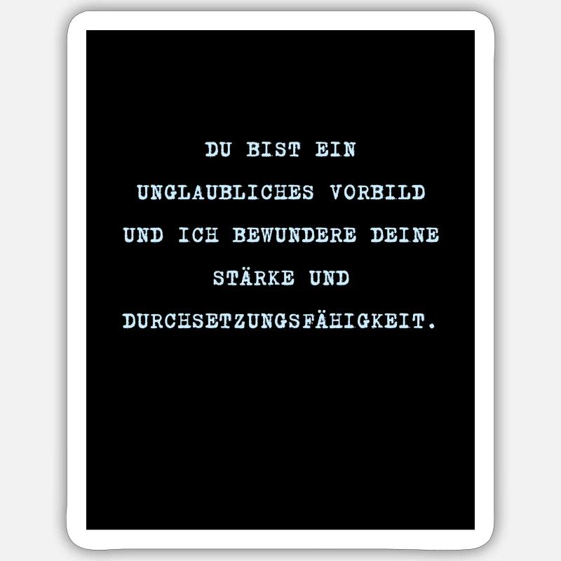 Mama - Sticker Größe S (10 x 10 cm) - Mattweiß
