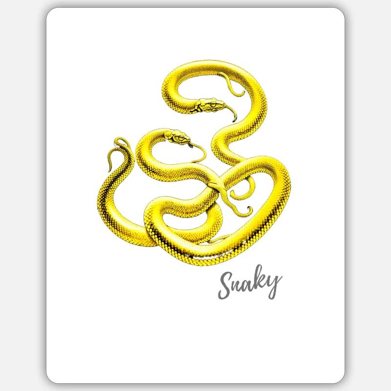 Tshirt - Boa - Sticker size S (10 x 10 cm) - white matte