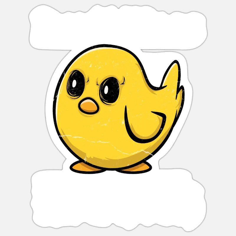 Don't mess with this Chick Sticker size S (10 x 10 cm)