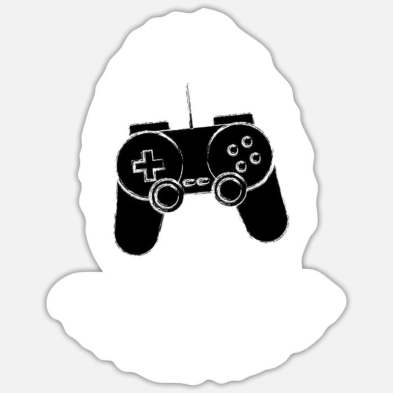mon adn - Sticker taille S (10 x 10 cm) - blanc mat
