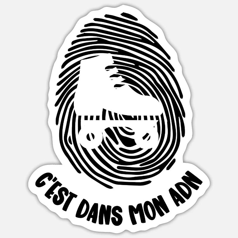 mon adn Sticker taille S (10 x 10 cm)